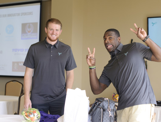 Morgan Cox and Bernard Pollard
