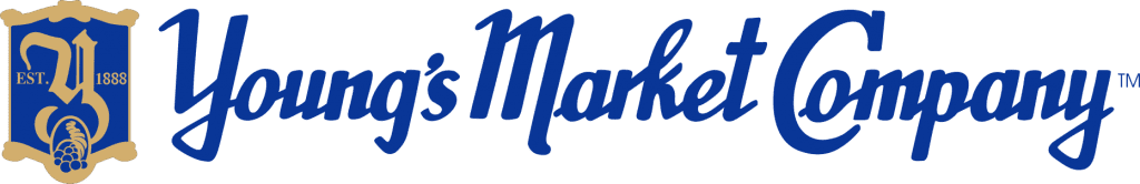 Young's Market Company logo with emblem.