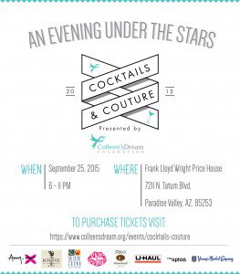 Cocktails & Couture Invite