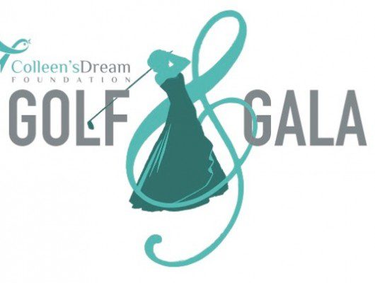 Golf and Gala event logo design.