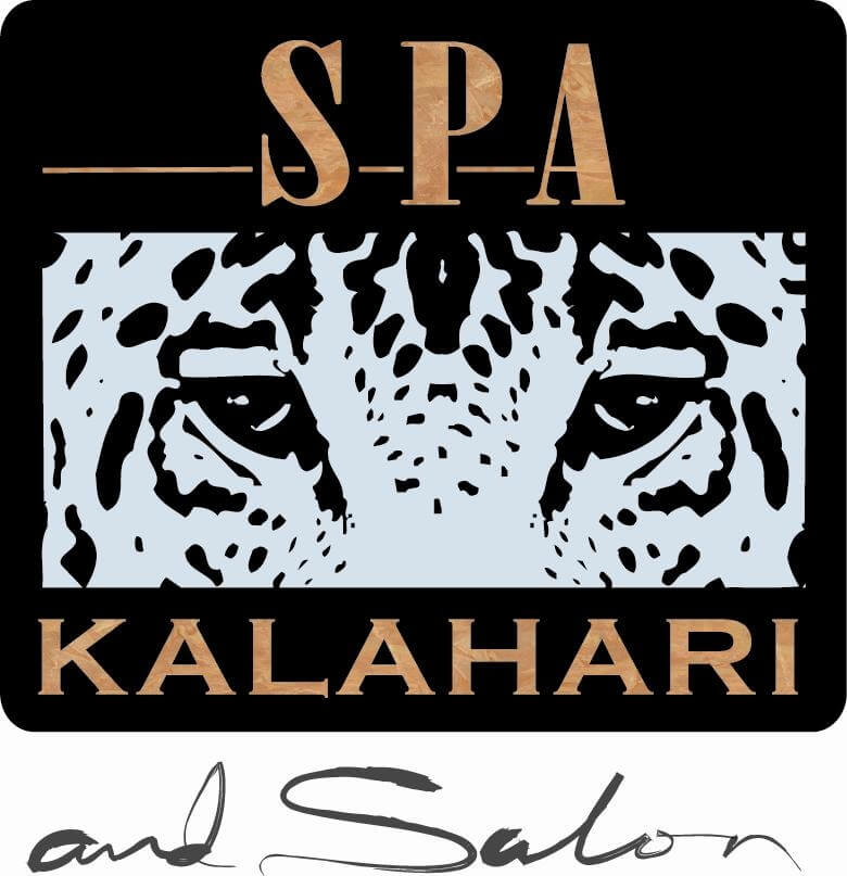 Kalahari Spa and Salon logo with leopard.
