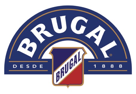 Brugal logo with shield and text.