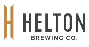 Helton Brewing Co. logo on black background.