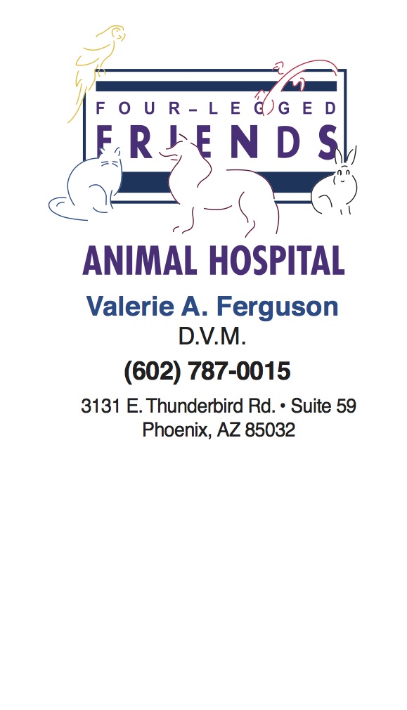 four legged friends ad